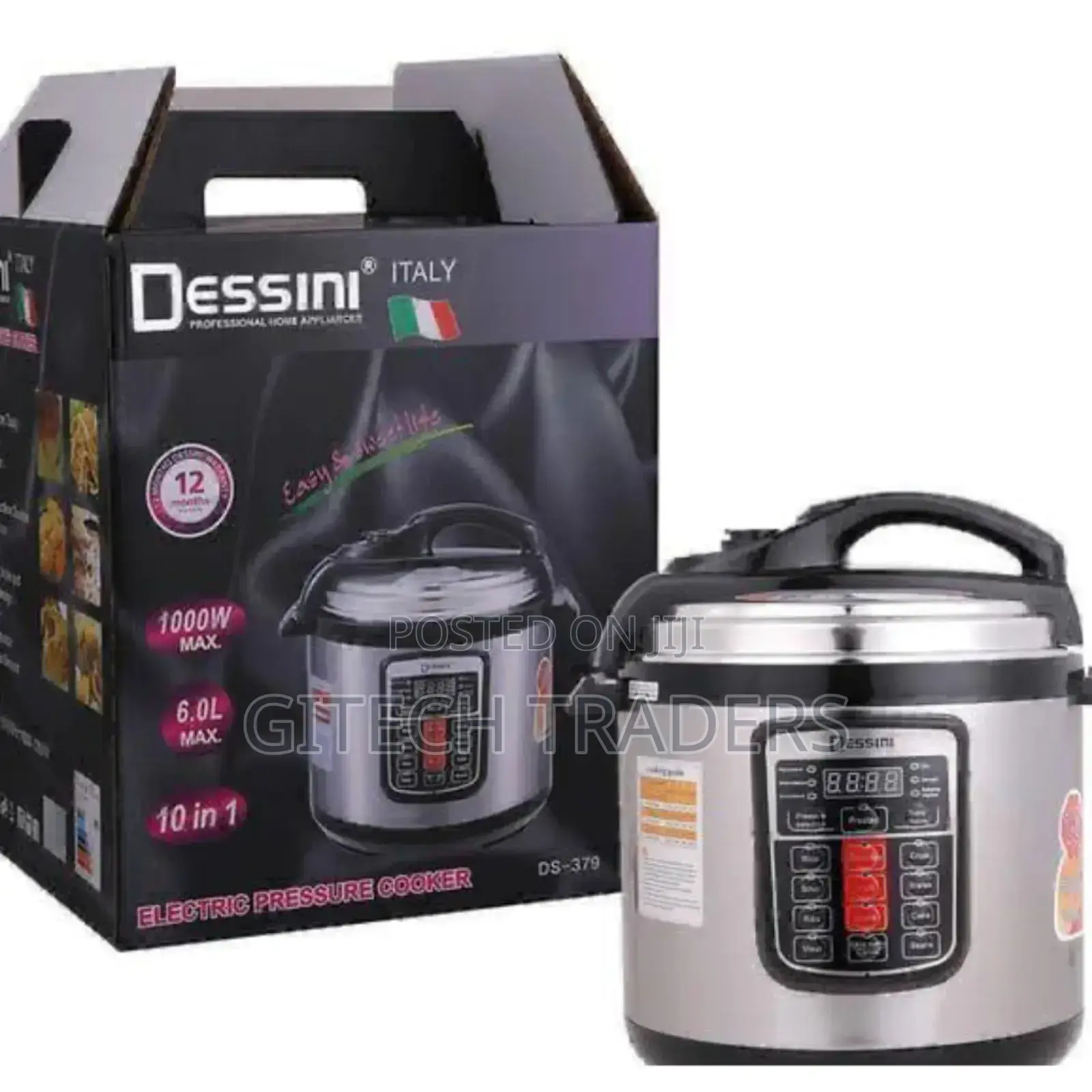 Electric Pressure Cooker Dessin 6.0 LTRS