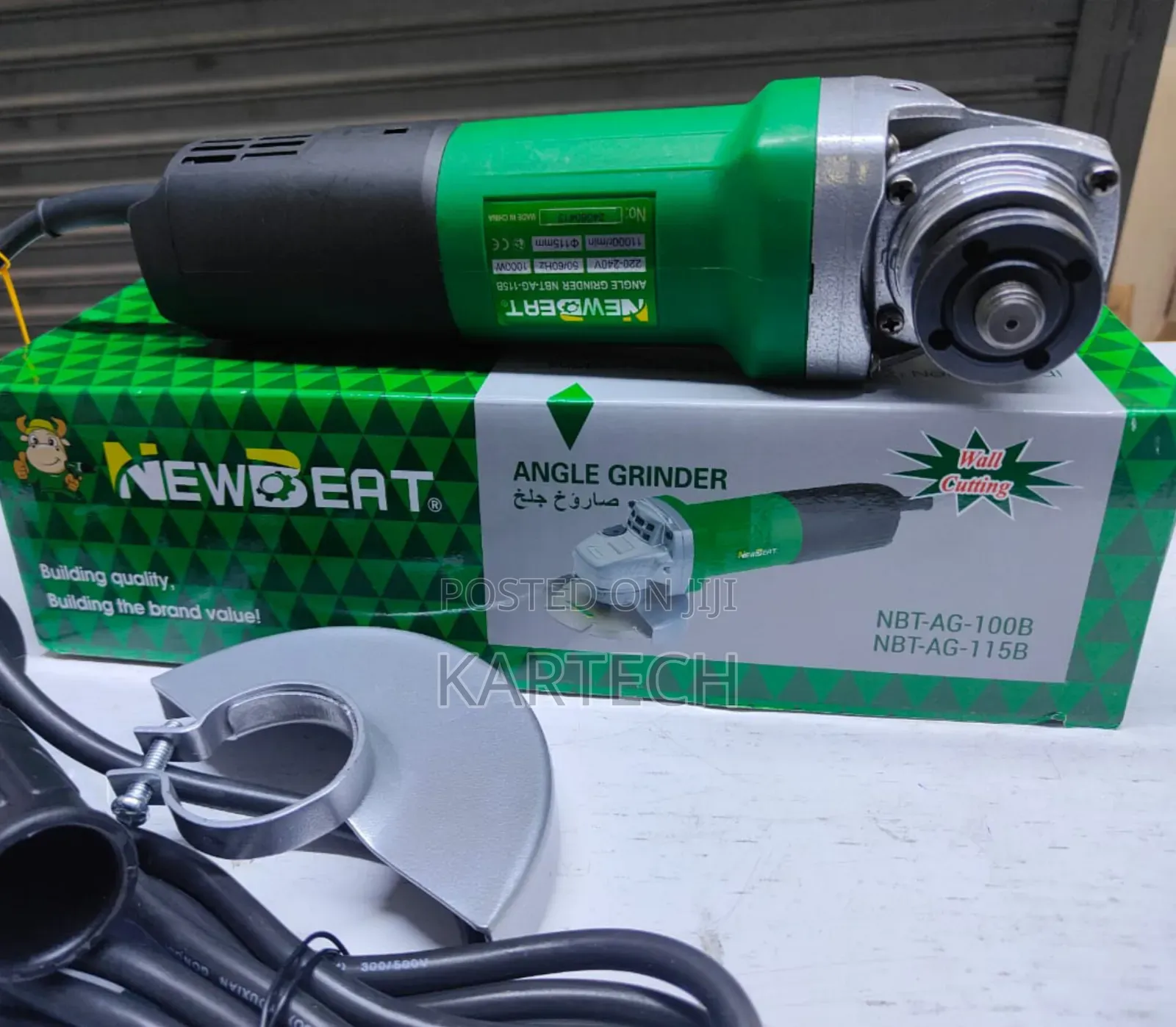 NEWBEAT 4" Angle Grinder 1000W (Side Switch)