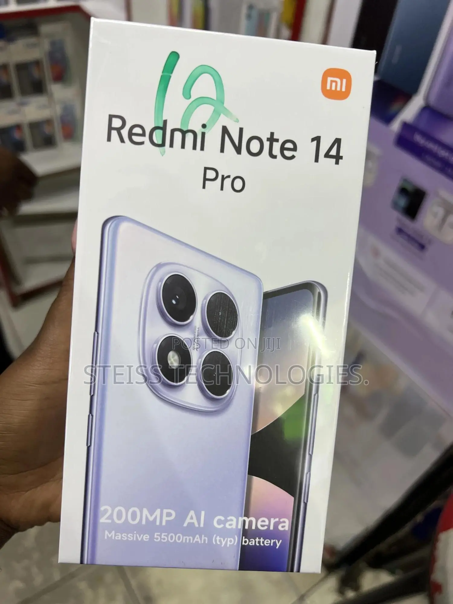 New Xiaomi Redmi Note 14 Pro 256 GB Black