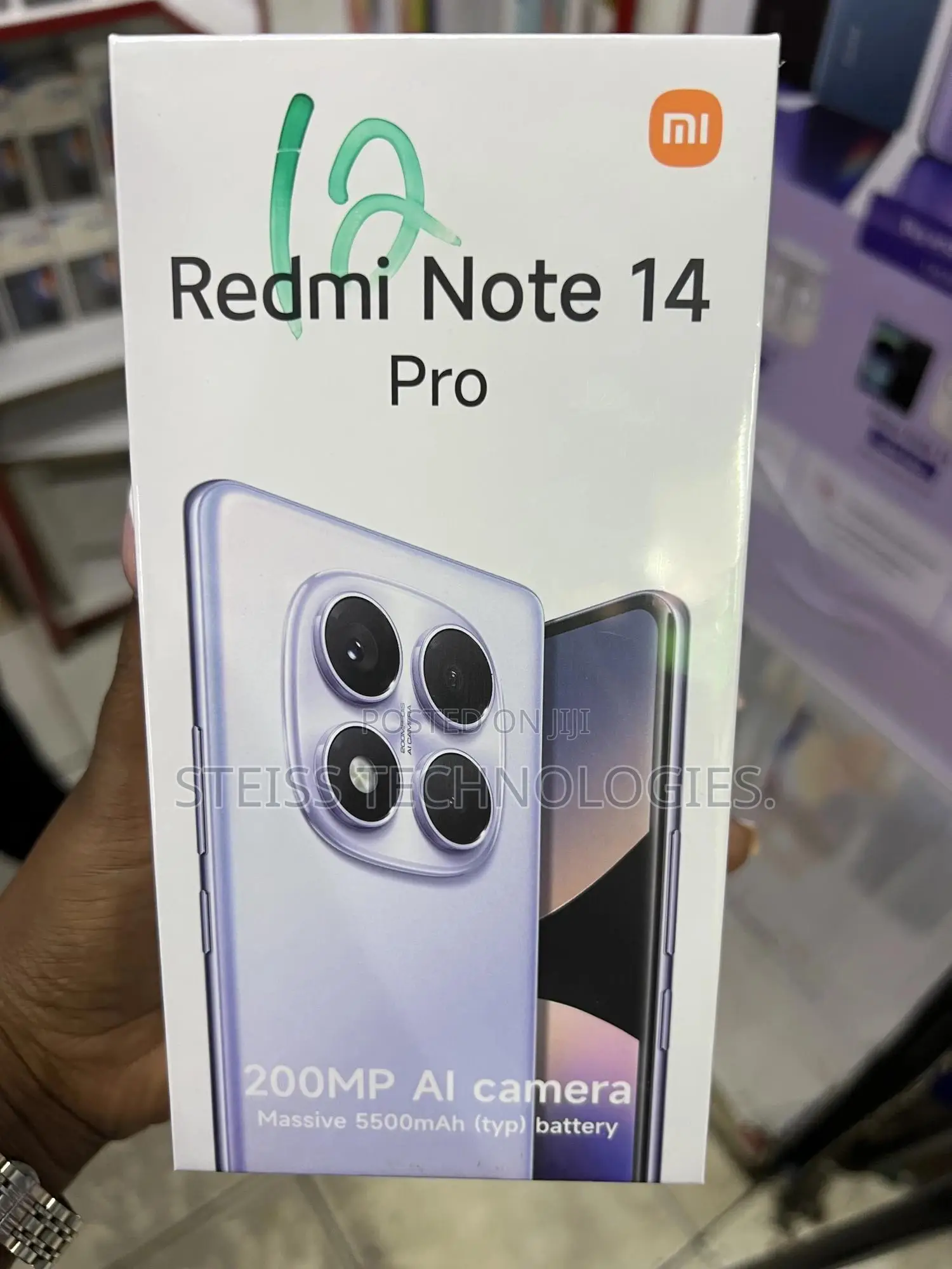 New Xiaomi Redmi Note 14 Pro 256 GB Black
