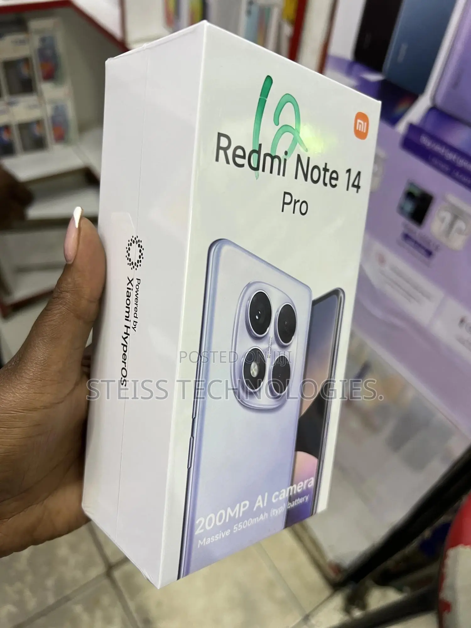 New Xiaomi Redmi Note 14 Pro 256 GB Black