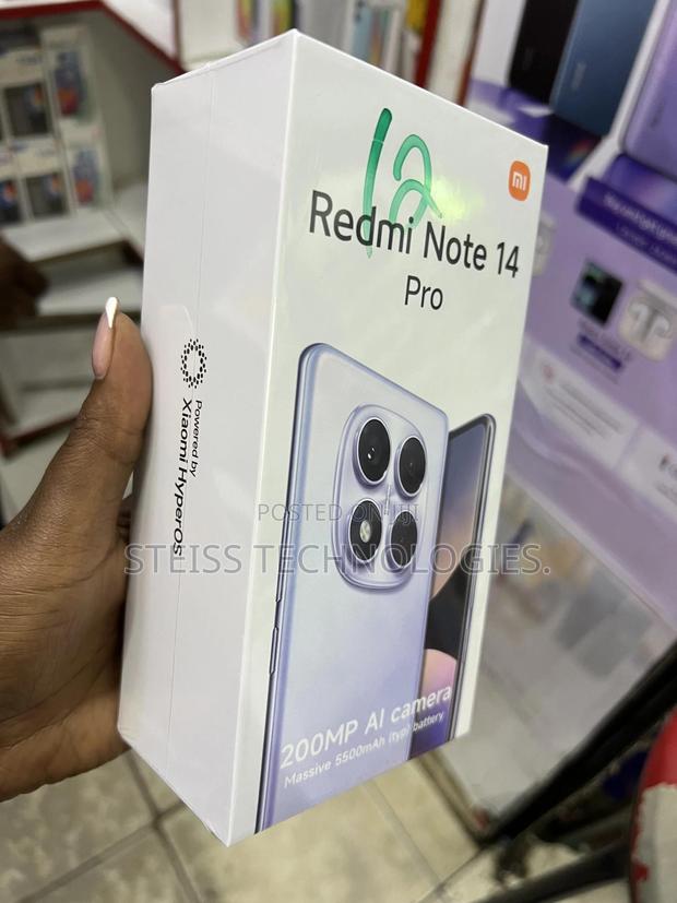 New Xiaomi Redmi Note 14 Pro 256 GB Black - thumbnail 4