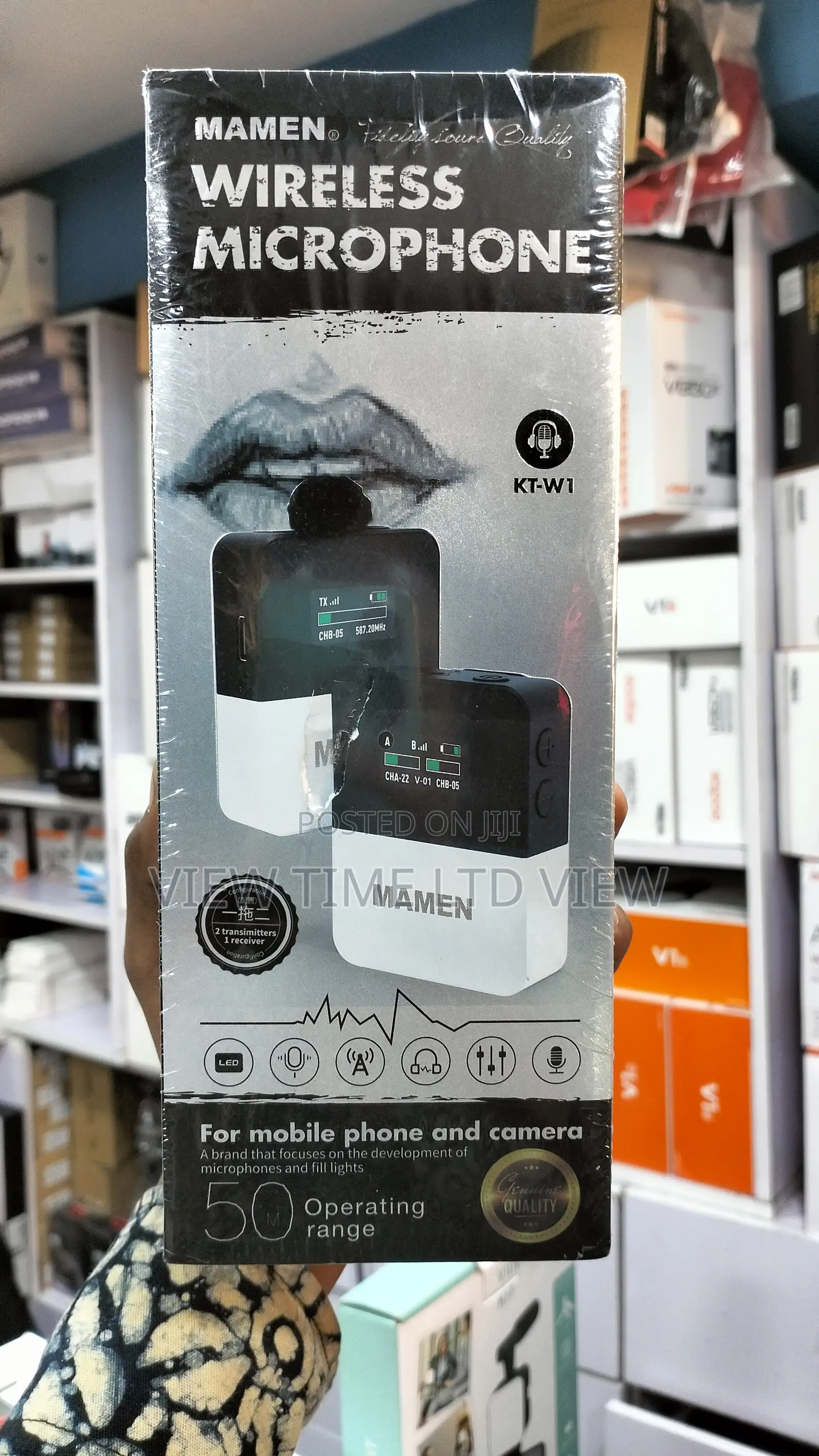 Mamen Uhf Wireless Lapel Microphone Kt W1