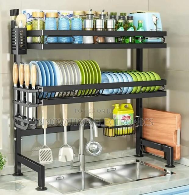 2 Layer Over the Sink Dish Drainer - main view