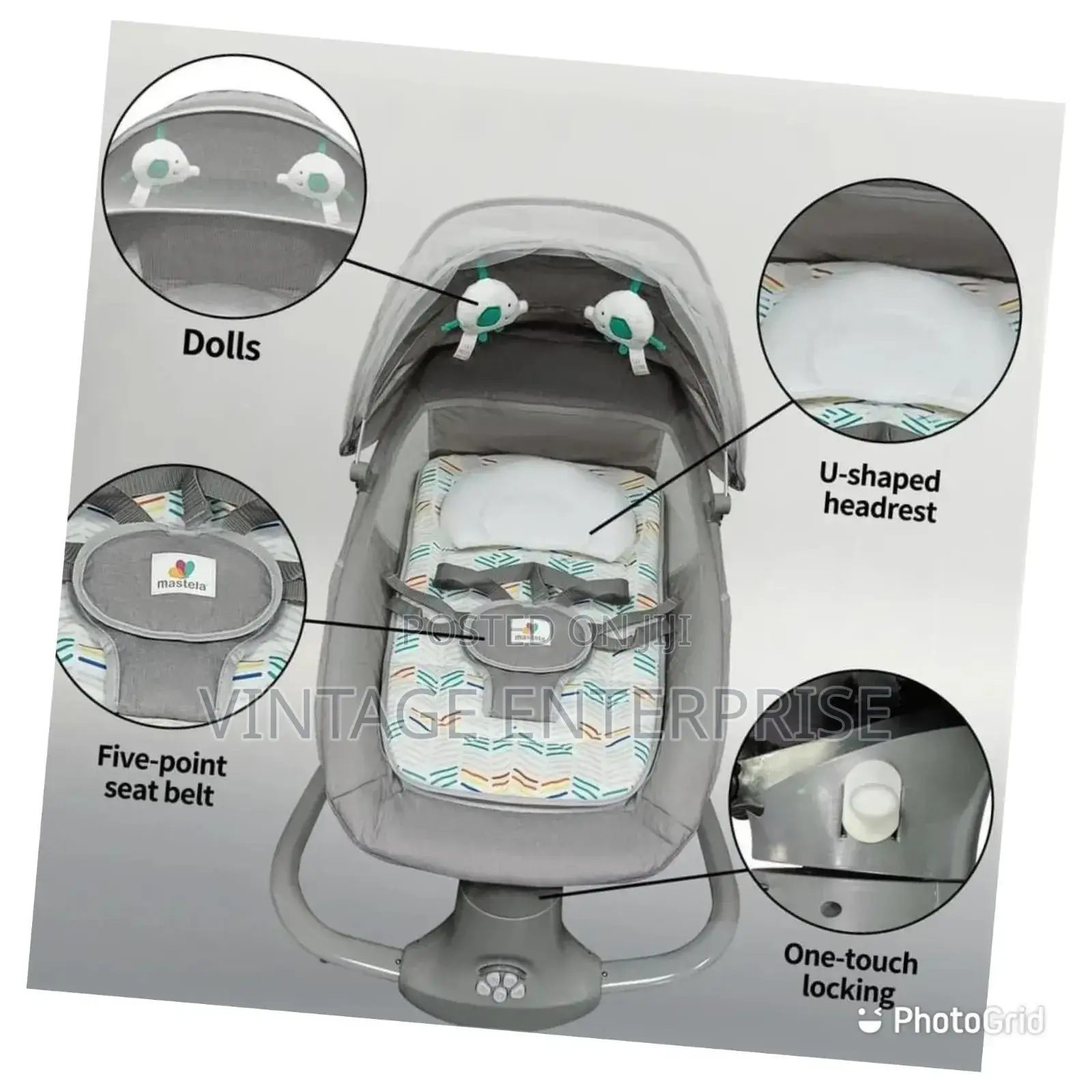 3in1 Electric Baby Swing