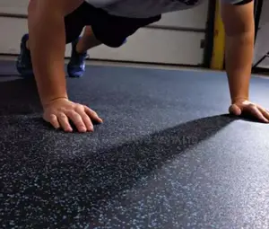 Resilient Gym Rubber Floor 20mm