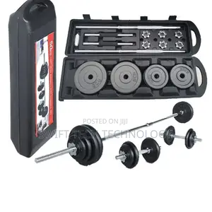 Dumbell 50kg York Barbell With Casé.