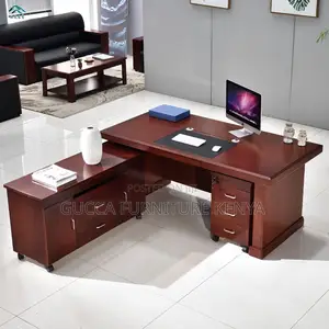Office Tables:140cm L-Shaped Chairman's Executive Desk