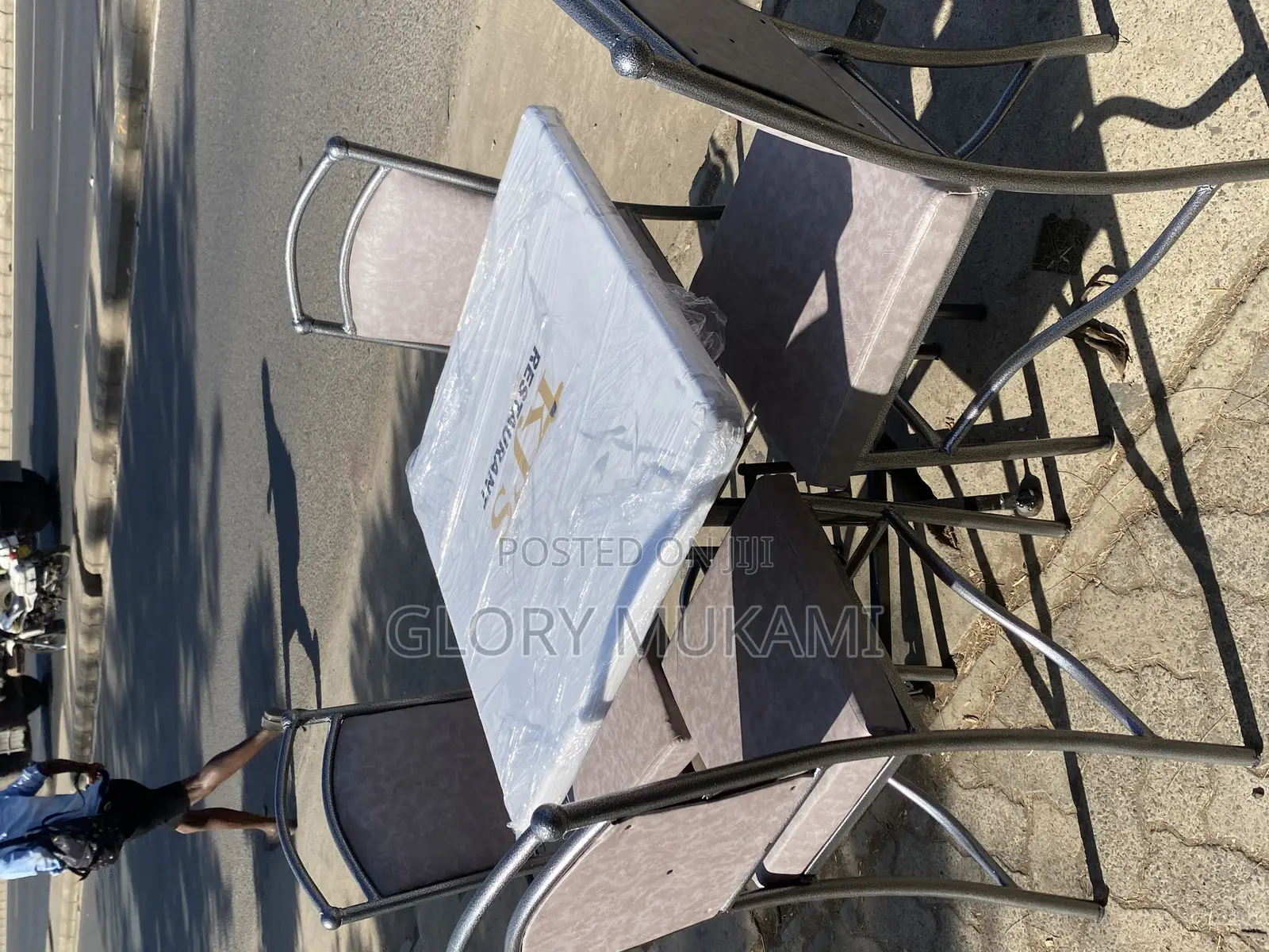 Grey Restaurant Chairs and Tables