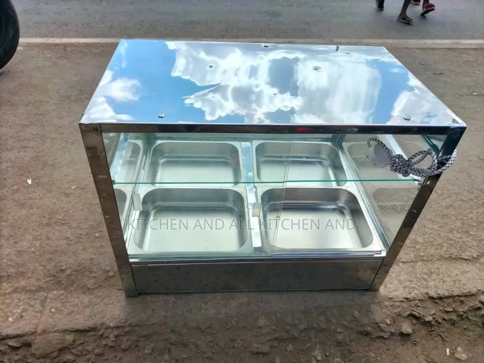 Chips Warmer Display Ssteel