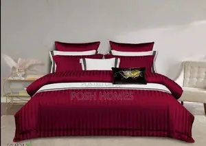 Maroon Cotton Luxury Duvet Covers Set