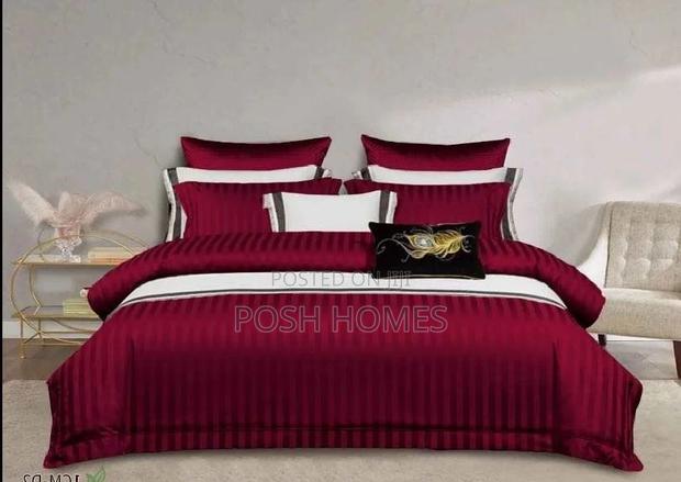 Maroon Cotton Luxury Duvet Covers Set