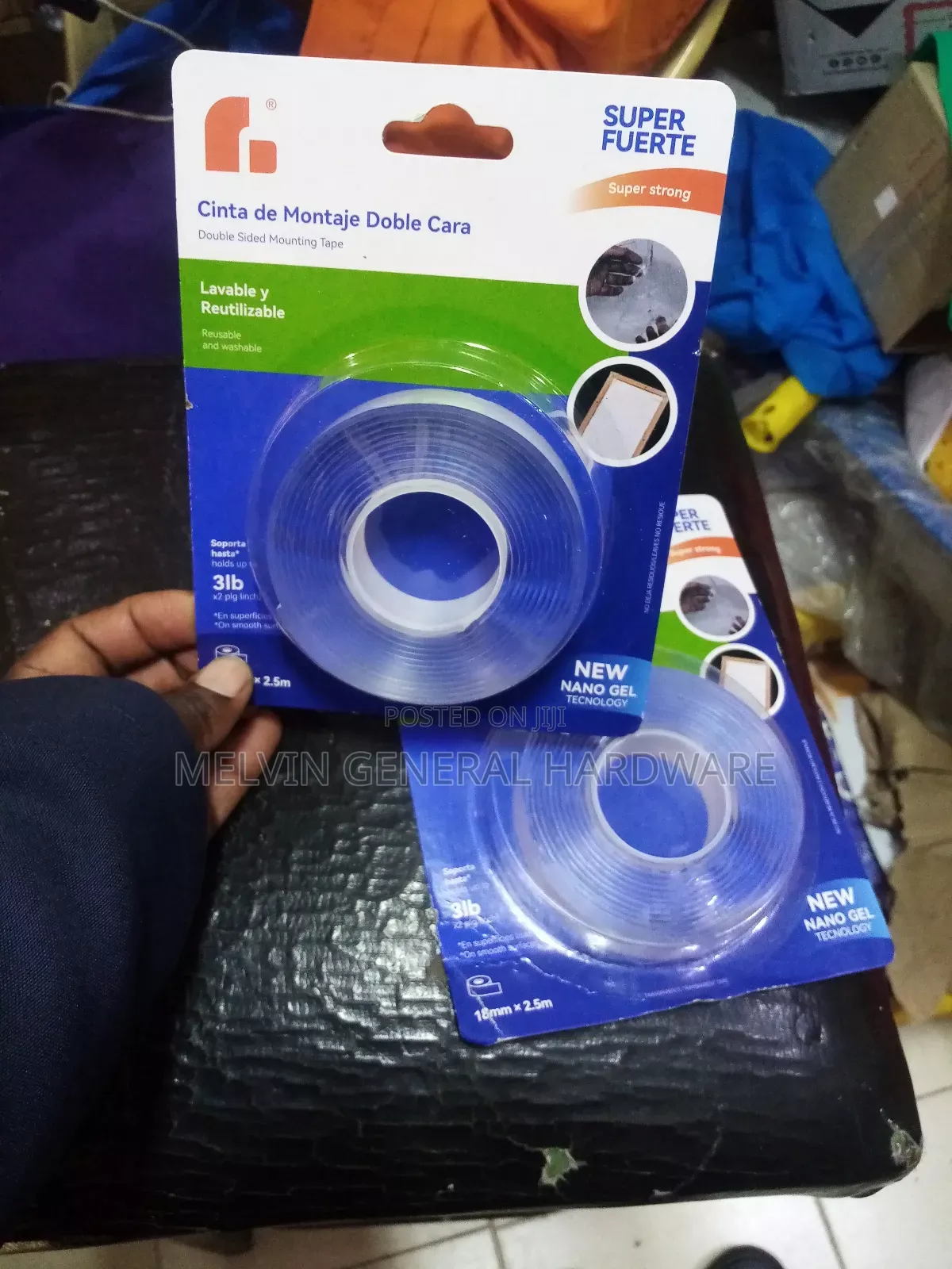 Clear Double Sided Tape (18mm*2.5m)