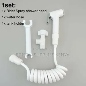 Arabic Shower White Bidet Spray Plastic With T - Junction
