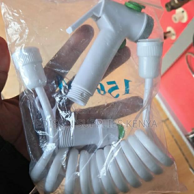 Arabic Shower White Bidet Spray Plastic With T - Junction - thumbnail 3