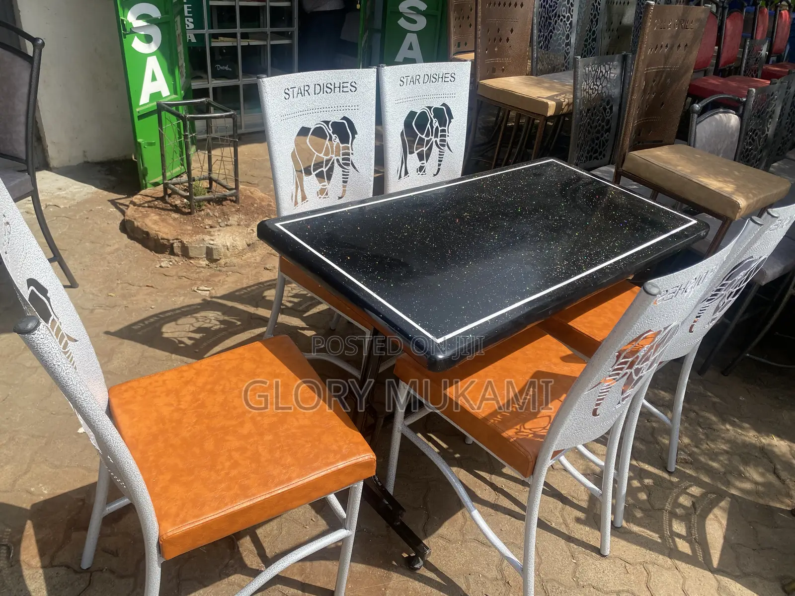 Mabati Restaurant Chairs and Table