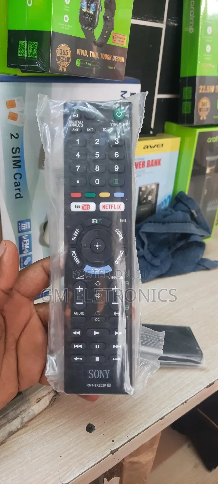 Sony RMT-Tx202p Universal Remote Available + Batteries.