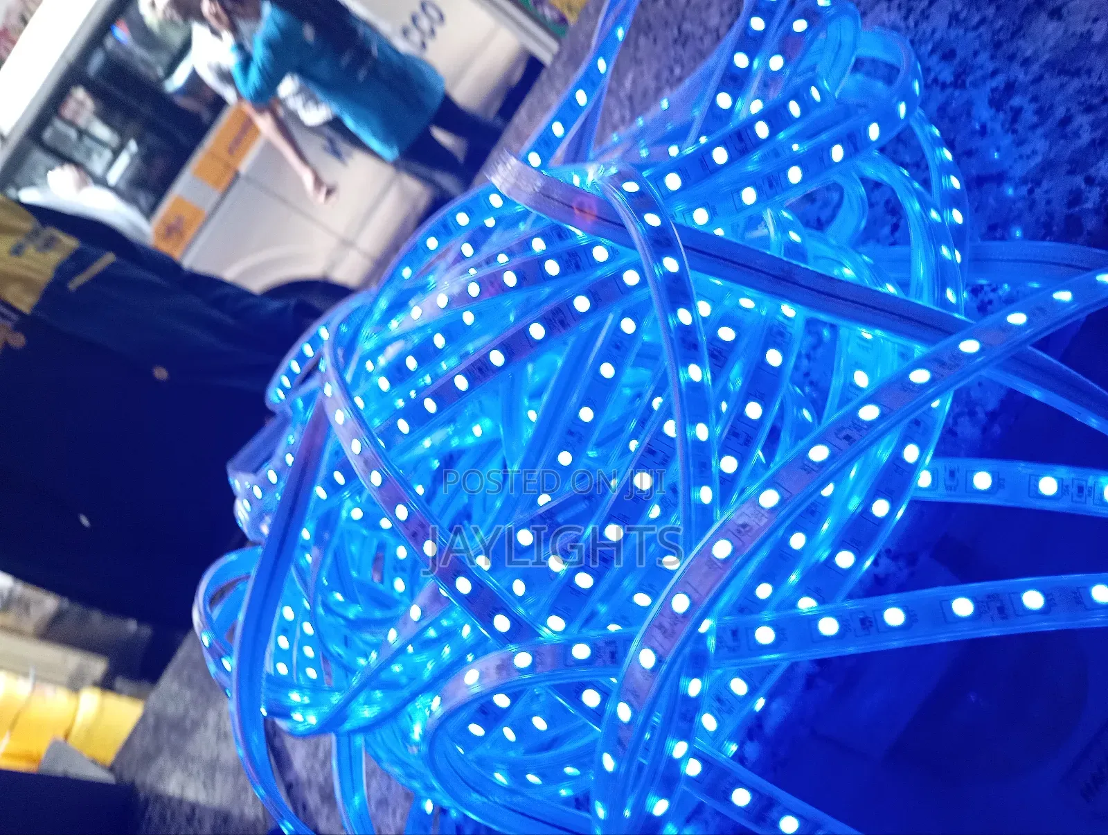 Holiday Decoration Celebration Ac Striplight Snakelight Blue