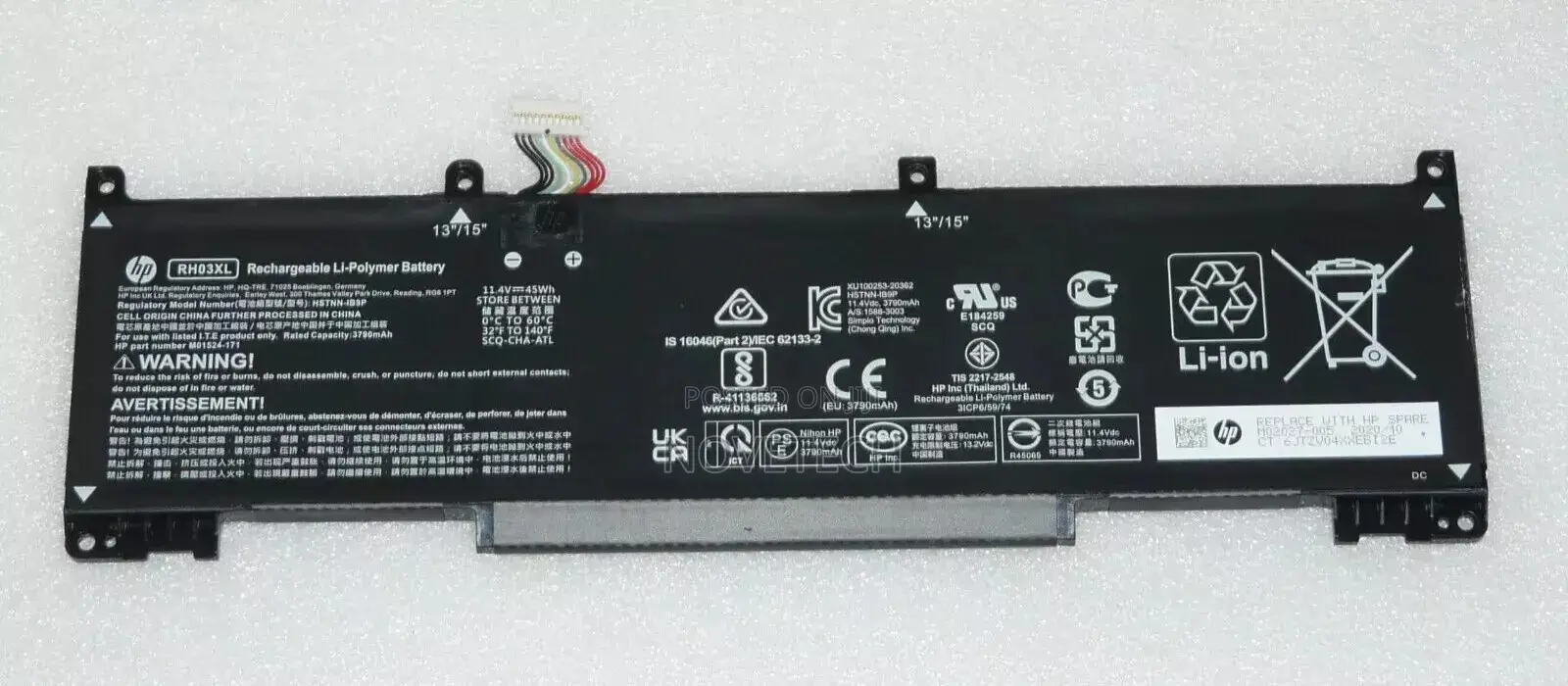 New HP Probook 450 G8 640 G9 650 G8 430 G8 Battery RH03XL