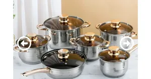 EBERG Stainless Cookware Set at 