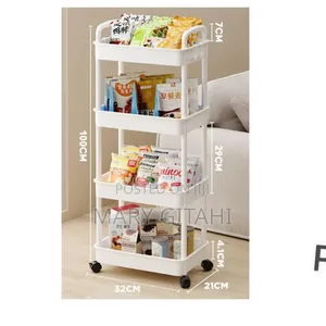 4 Layer Plastic Storage Rack