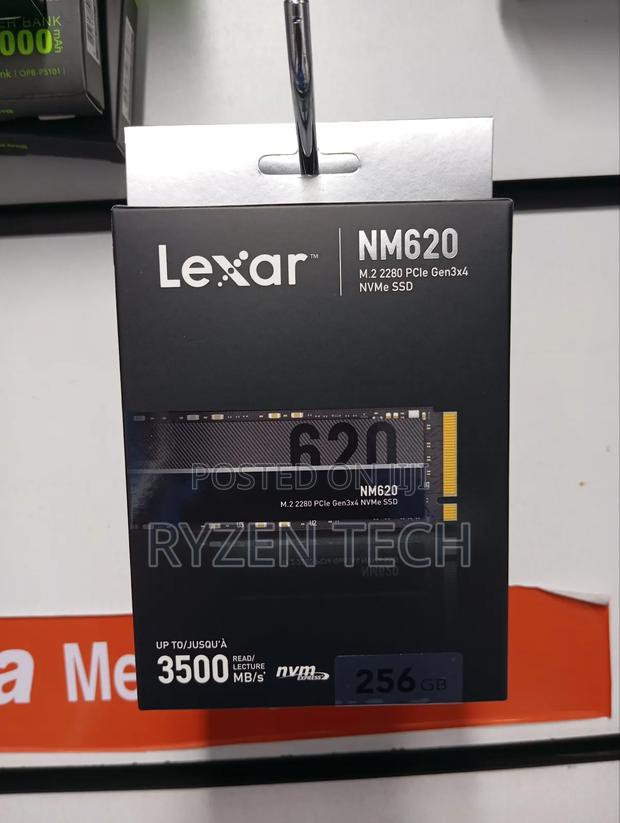 Lexar 256gb M.2 SSD - main view