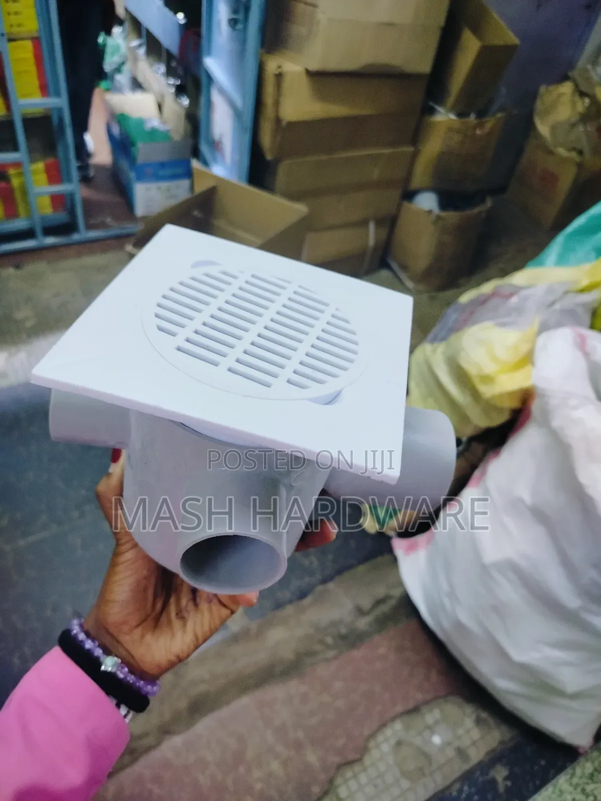 4 Way PVC Floor Trap(Complete)