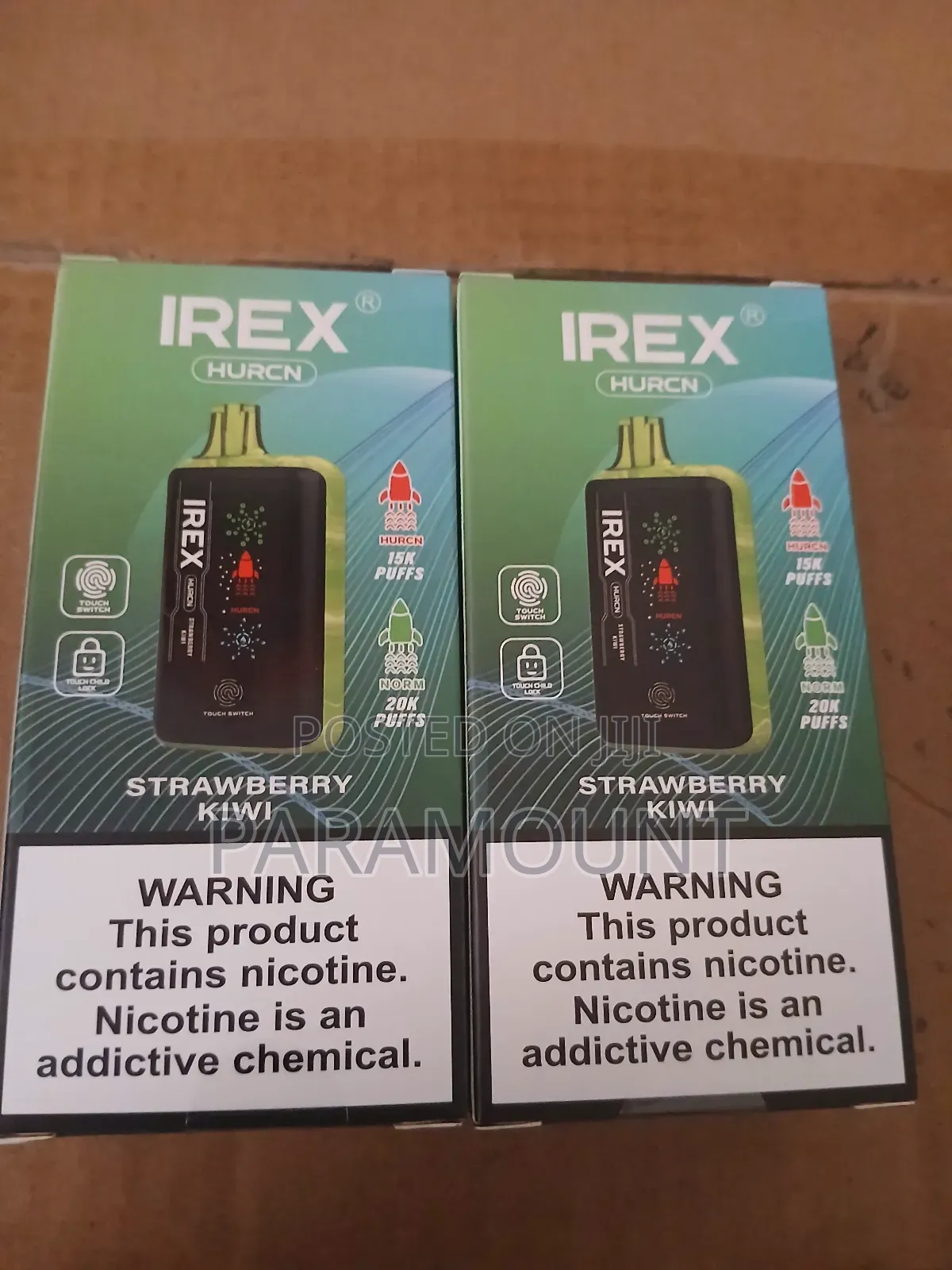 Strawberry Kiwi. Puffs Rechargeable Vape
