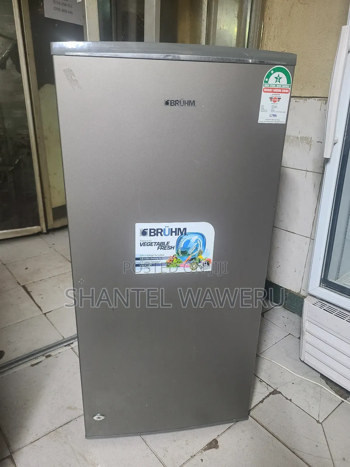 Eco Friendly Bruhm Single Door Fridge