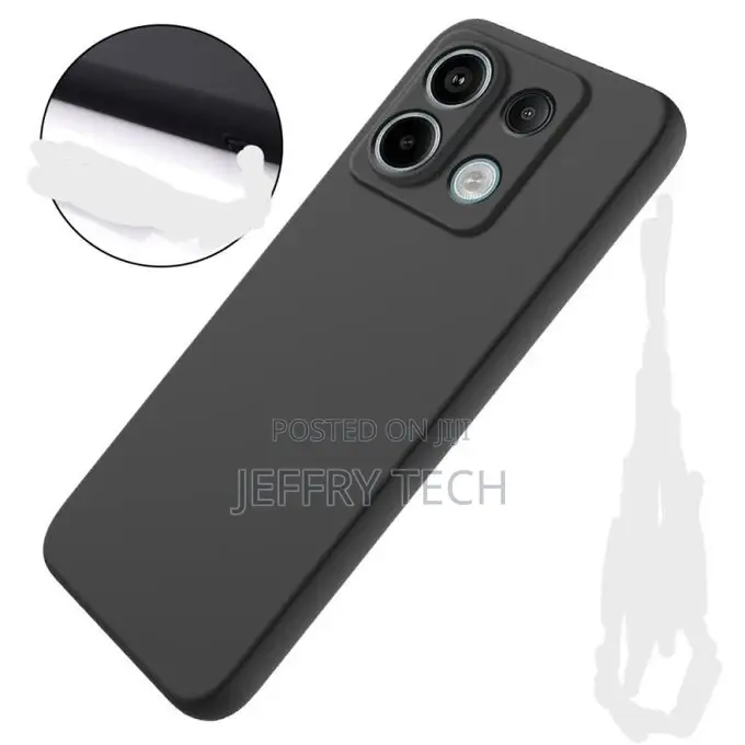 Silicone Case With Xiaomi Redmi Note 13 Pro - Black