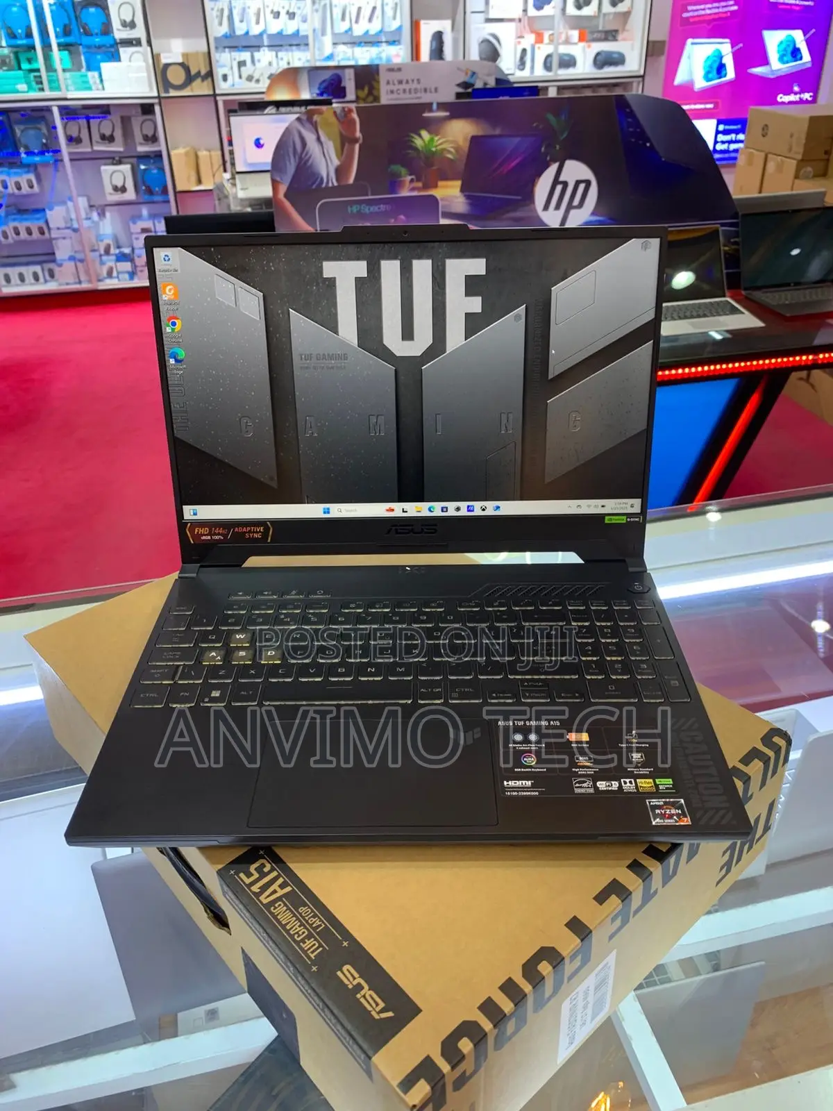New Laptop Asus TUF Gaming A15 16GB AMD Ryzen 7 SSD 1T