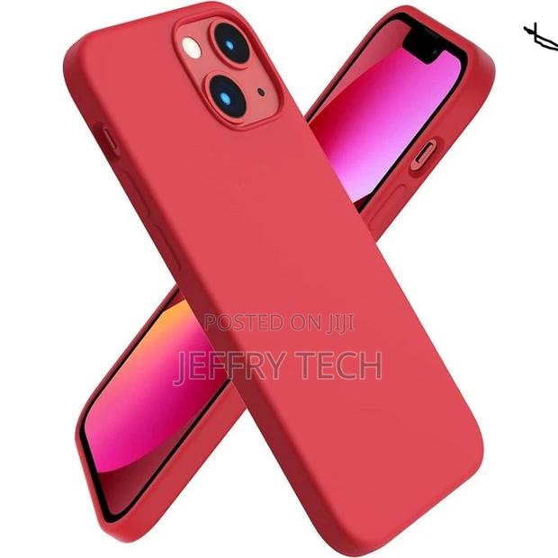 Silicone Case With iPhone 13 Mini + Camera Protection - Red - thumbnail 2