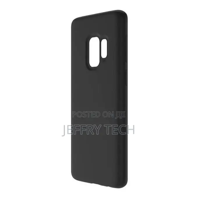 Silicone Case Compatible With Samsung Galaxy S9 Plus - Black