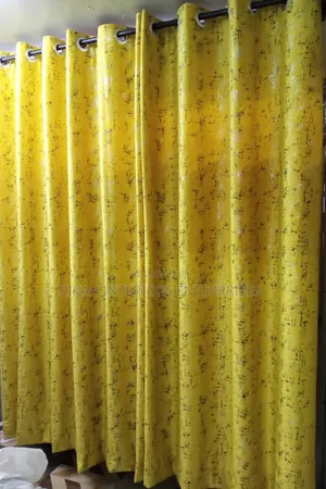 Yellow Velvet Curtains