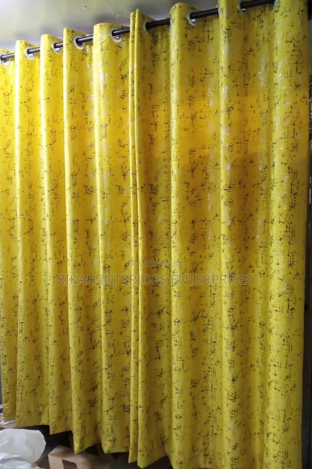 Yellow Velvet Curtains