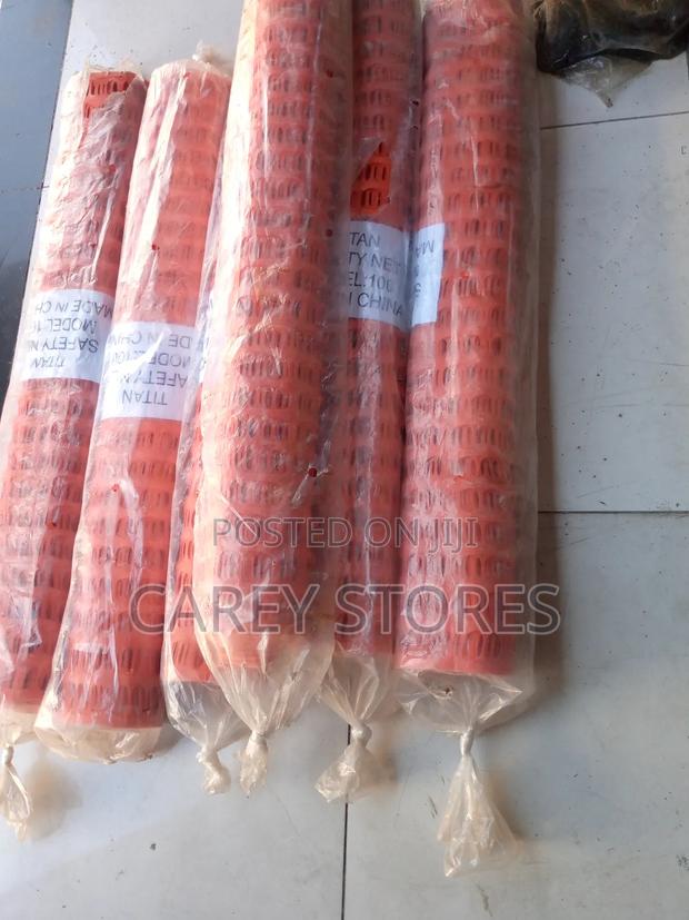 Orange Safety Barrier Net - thumbnail 2