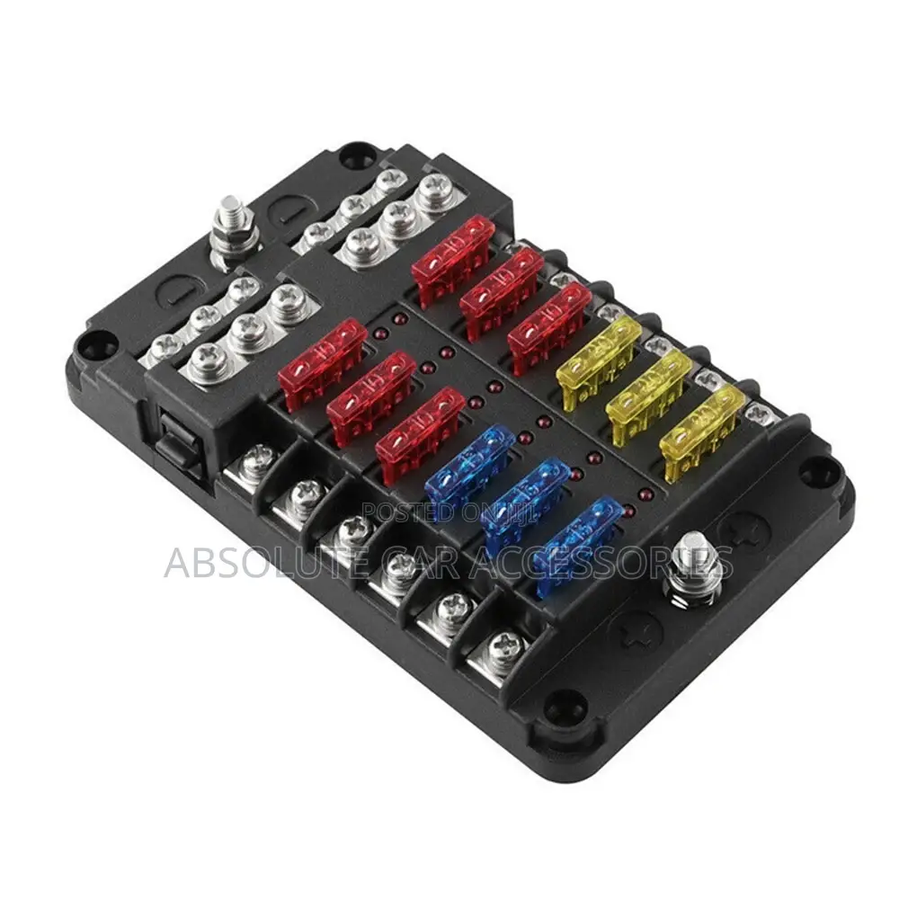 12 Way Fuse Holder Box