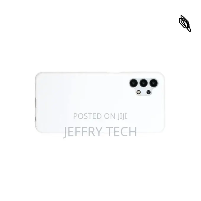 Silicone Case Compatible Samsung Galaxy A32 4G - White