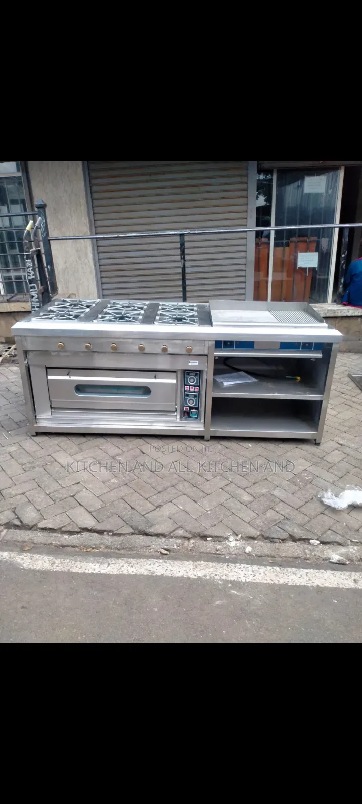 Cooking Unit With Imported Oven and Hot Plate