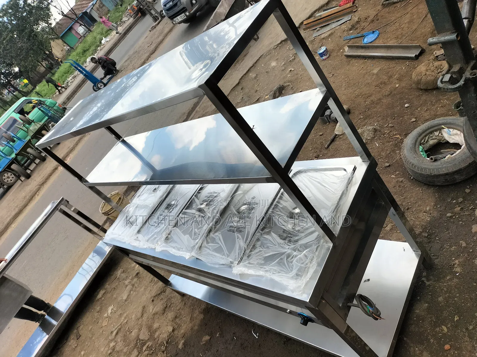 Free Stand Warmer Display