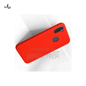 Samsung Galaxy A11+ Shockproof Silicone Case -Red