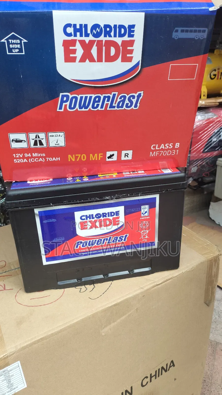 N70 Car Battery Maintainance Free/ Car Battery N70