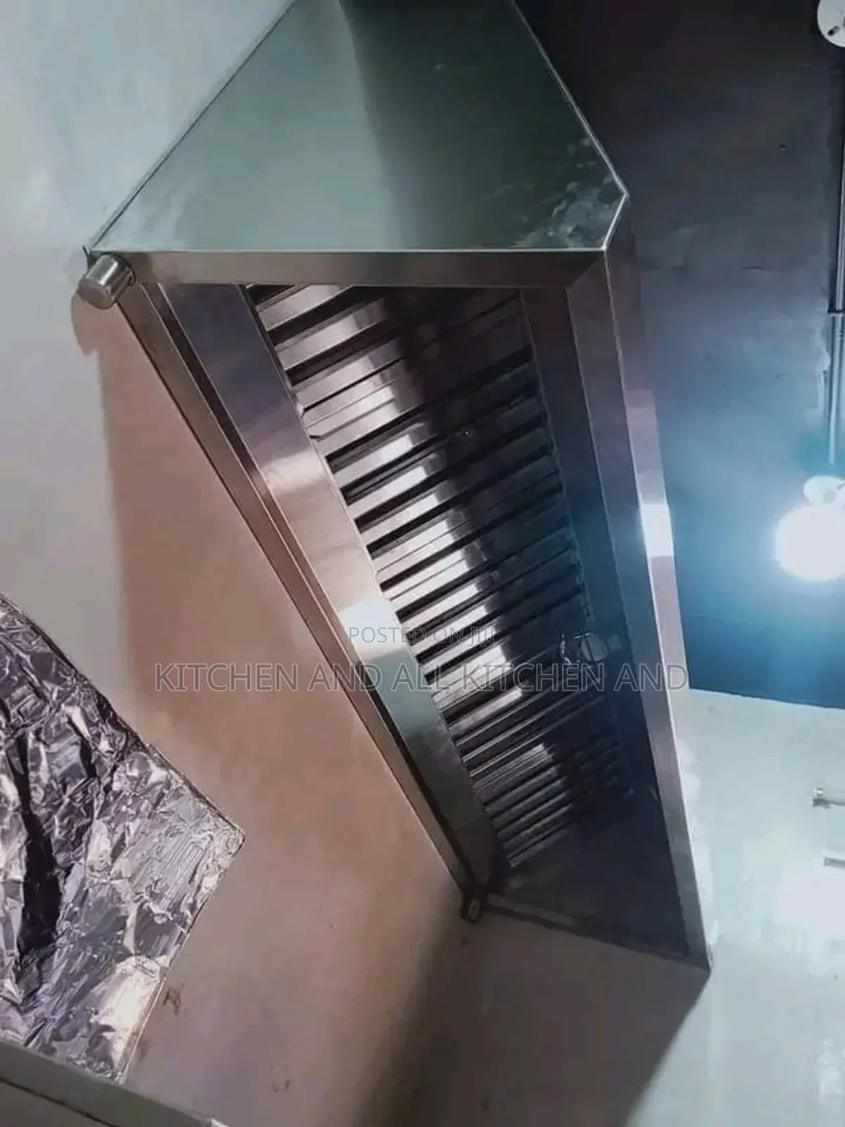 Galvanized Stainless Steel Kitchen Hood