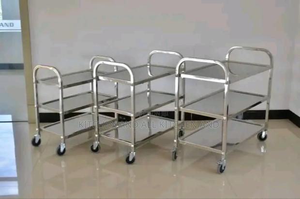 Stainless Steel Shelf Trolleys - thumbnail 3