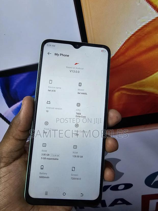 Itel A70 128 GB Rose Gold - thumbnail 5