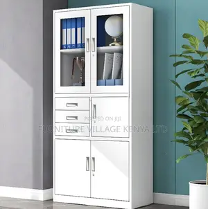 Office Storage Cabinets; Two Door Metallic Document Cabinet