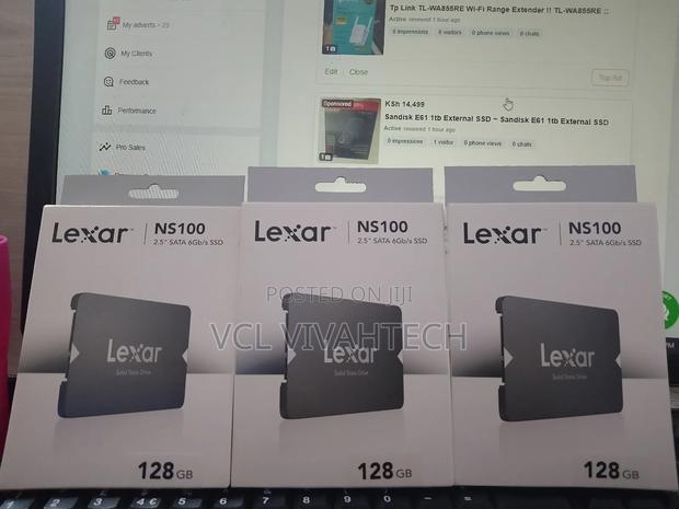 Lexar Ns100 128gb SSD - main view