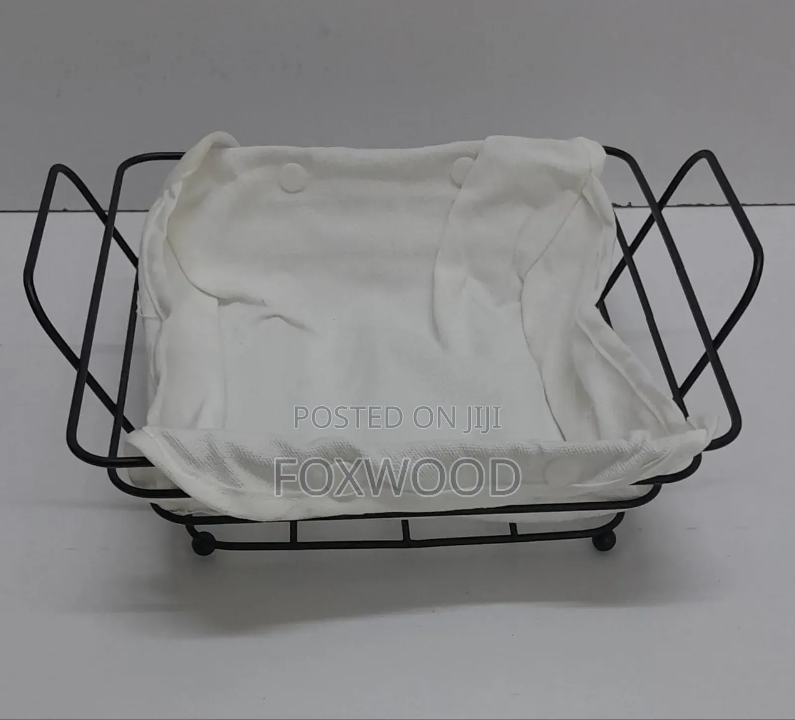 METALLIC Fruit,Bread,Deco Holder Basket With Cloth