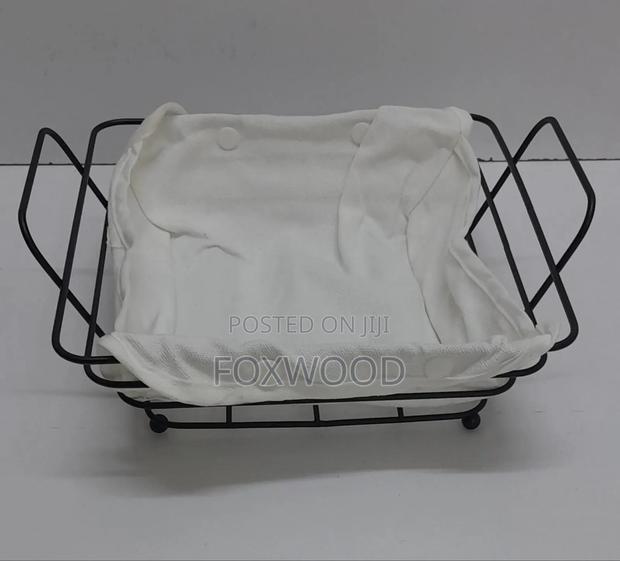 METALLIC Fruit,Bread,Deco Holder Basket With Cloth