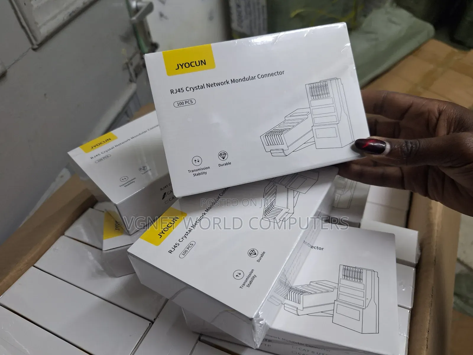 Rj45 Connectors 100pcs Pack for Cat 6